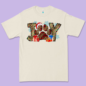 Festive Joy Premium Tee Designed By Cowhidedigitalart