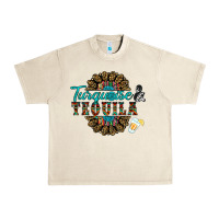 Sandshell turquoise gemstone and taquila Urban Heavy Tee - RanaPortraitStore