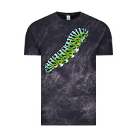 Cloud Black Papilio Machaon Caterpillar Vintage Tee - LillyAllenDesigns