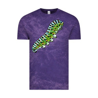 Cloud Purple Papilio Machaon Caterpillar Vintage Tee - LillyAllenDesigns