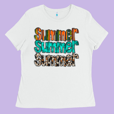 Summer Western Ladies Tee Designed By Racoondesign