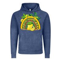 Vintage Denim lemon  rainbow Vintage Hoodie - BarkalooDesign