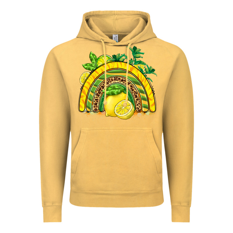 Lemon  Rainbow Vintage Hoodie by BarkalooDesign | Teevron