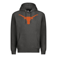 Charcoal Heather texas longhorns Premium Hoodie - DesignPulse