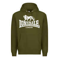 Army Green lonsdale classic logo lion Premium Hoodie - DesignPulse