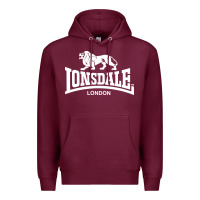 Burgundy lonsdale classic logo lion Premium Hoodie - DesignPulse