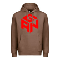 Chestnut GAN CUBE TIME Premium Hoodie - DesignPulse