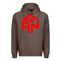 Coffee GAN CUBE TIME Premium Hoodie - DesignPulse