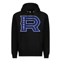 Black laval rocket Premium Hoodie - DesignPulse