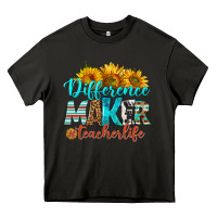 Asphalt difference maker teacher life Heavy Core Tee - BundleAndBundleShop