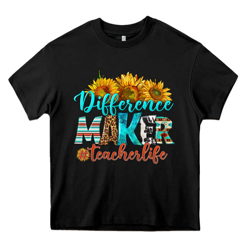 Difference Maker Teacher Life Heavy Core Tee by BundleAndBundleShop | Teevron