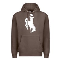 Coffee wyoming cowboys Premium Hoodie - DesignPulse