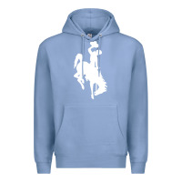 Colony Blue wyoming cowboys Premium Hoodie - DesignPulse