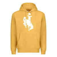Mustard wyoming cowboys Premium Hoodie - DesignPulse