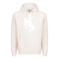 Pale Pink wyoming cowboys Premium Hoodie - DesignPulse