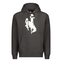 Smoke wyoming cowboys Premium Hoodie - DesignPulse