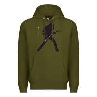 Army Green dave mustaine Premium Hoodie - DesignPulse