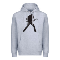 Heather Grey dave mustaine Premium Hoodie - DesignPulse