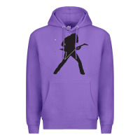 Purple dave mustaine Premium Hoodie - DesignPulse