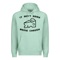Seafoam it ain't easy being cheesy Premium Hoodie - DesignPulse