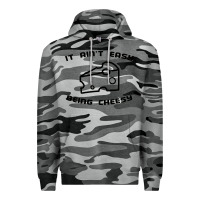 Slate Camo it ain't easy being cheesy Premium Hoodie - DesignPulse