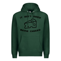 Sports Green it ain't easy being cheesy Premium Hoodie - DesignPulse