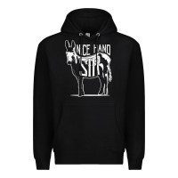 Black Nice Hand Sir Donkey Poker Funny Gambling Design For Fans Premium Hoodie - DesignPulse
