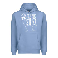 Colony Blue Nice Hand Sir Donkey Poker Funny Gambling Design For Fans Premium Hoodie - DesignPulse