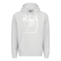 Dove Grey Nice Hand Sir Donkey Poker Funny Gambling Design For Fans Premium Hoodie - DesignPulse