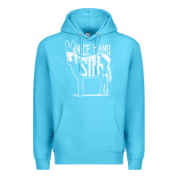 Ocean Blue Nice Hand Sir Donkey Poker Funny Gambling Design For Fans Premium Hoodie - DesignPulse