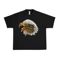 Black Bald Head Eagle Urban Heavy Tee - LillyAllenDesigns