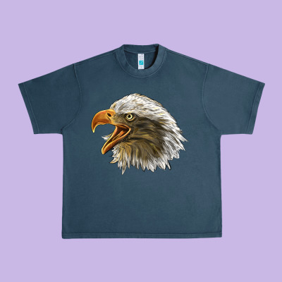 Bald Head Eagle Urban Heavy Tee Designed By Lillyallendesigns