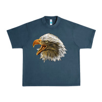Midnight Navy Bald Head Eagle Urban Heavy Tee - LillyAllenDesigns