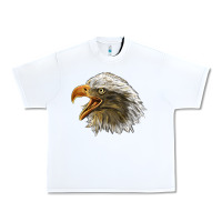 White Bald Head Eagle Urban Heavy Tee - LillyAllenDesigns