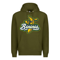 Army Green bananas Premium Hoodie - DesignPulse