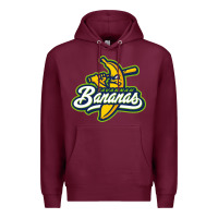 Burgundy bananas Premium Hoodie - DesignPulse