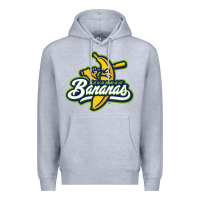 Heather Grey bananas Premium Hoodie - DesignPulse