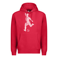 Cardinal soccer player ball Premium Hoodie - DesignPulse