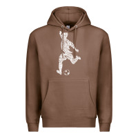 Chestnut soccer player ball Premium Hoodie - DesignPulse