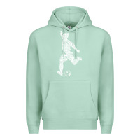 Seafoam soccer player ball Premium Hoodie - DesignPulse
