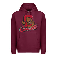 Burgundy cornell Premium Hoodie - DesignPulse