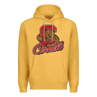 Mustard cornell Premium Hoodie - DesignPulse