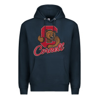 Navy cornell Premium Hoodie - DesignPulse
