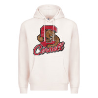 Pale Pink cornell Premium Hoodie - DesignPulse