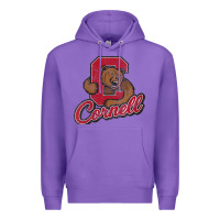 Purple cornell Premium Hoodie - DesignPulse