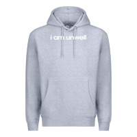 Heather Grey i am unwell Premium Hoodie - DesignPulse