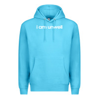Ocean Blue i am unwell Premium Hoodie - DesignPulse