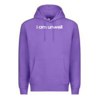 Purple i am unwell Premium Hoodie - DesignPulse