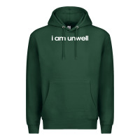 Sports Green i am unwell Premium Hoodie - DesignPulse