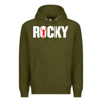 Army Green boxer r o c k y Premium Hoodie - DesignPulse